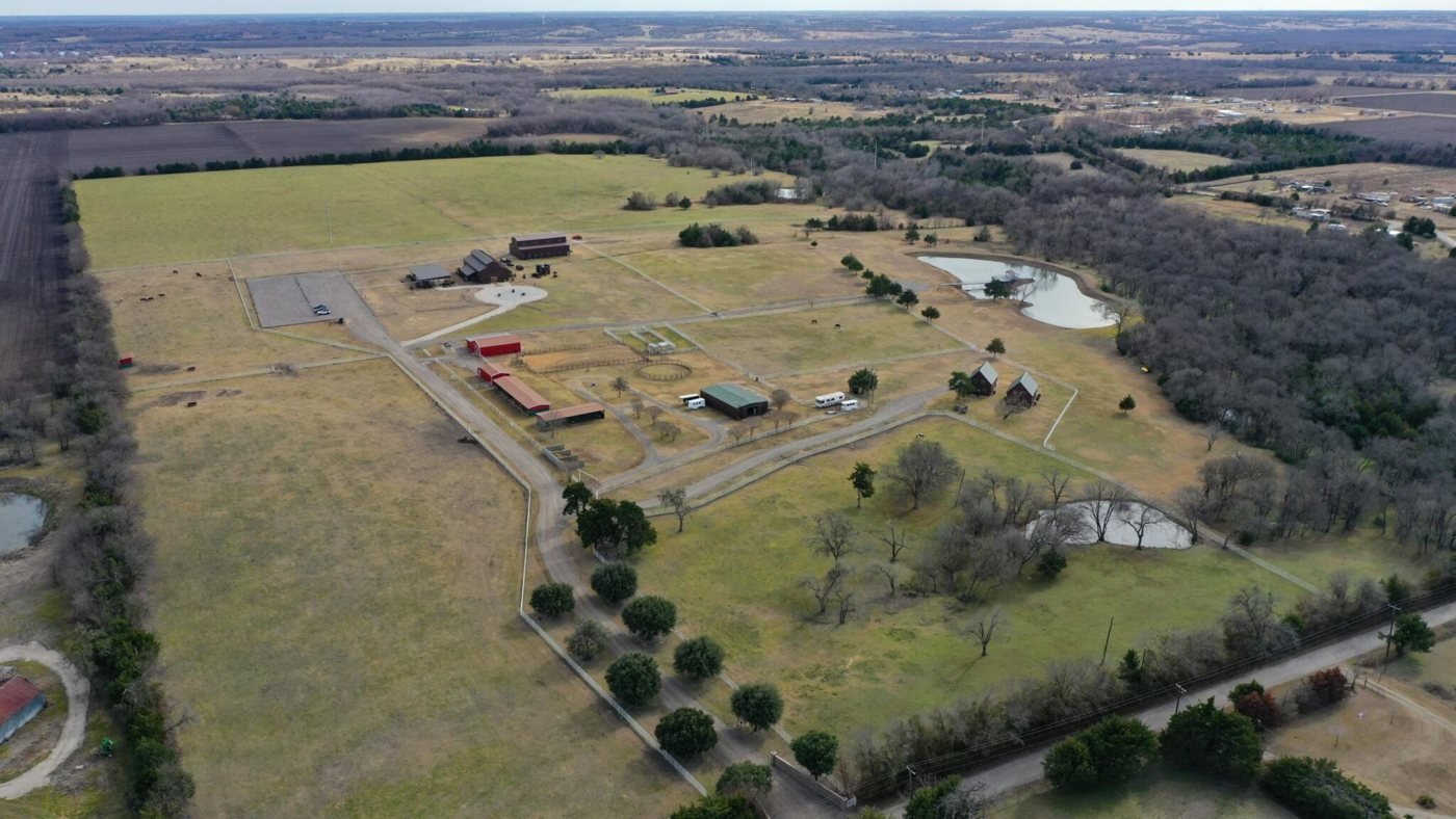 Aerial / the property