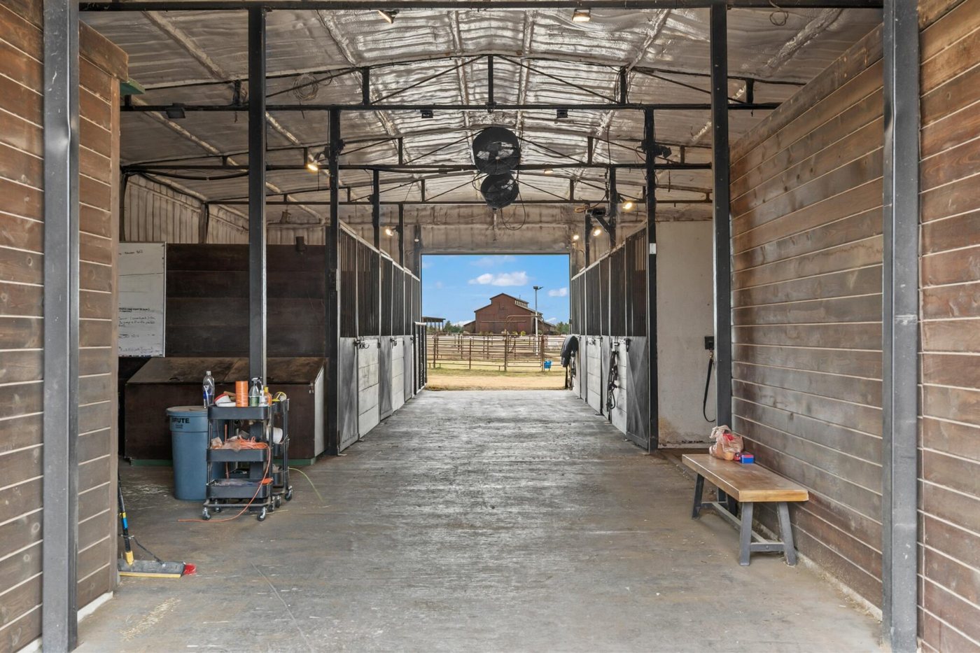 The stables